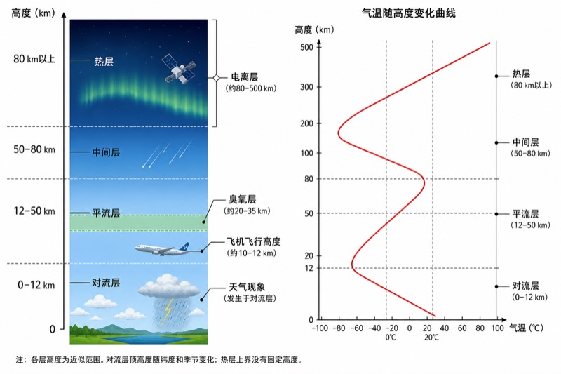 大气垂直分层
