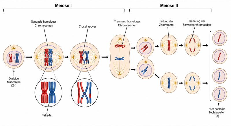 Ablauf der Meiose