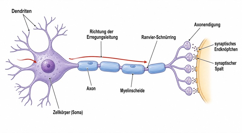 Aufbau eines Neurons