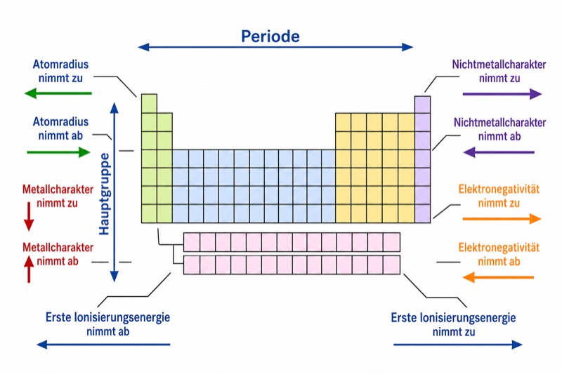 Periodische Trends im Periodensystem