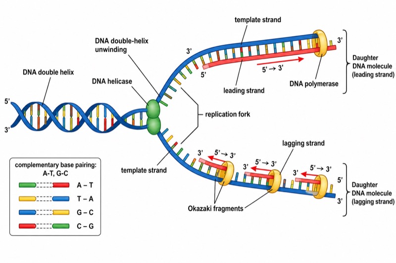 DNA Replication Diagram