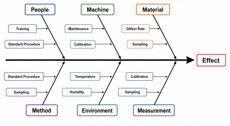 Fishbone Diagram: Cause-and-Effect Analysis