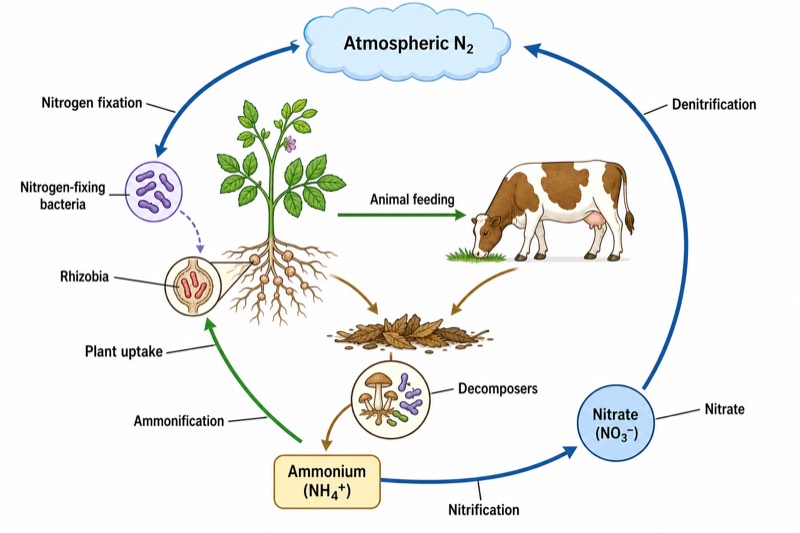 Nitrogen Cycle Diagram