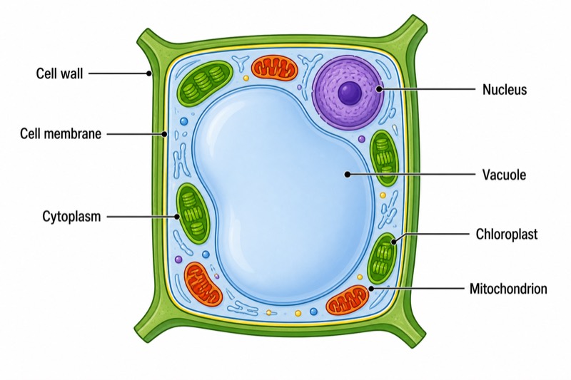 Plant Cell Structure Diagram
