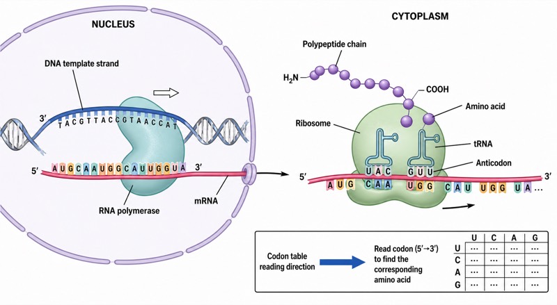Protein Synthesis: Transcription and Translation