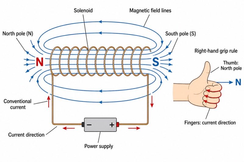 Magnetic Field of a Current-Carrying Solenoid