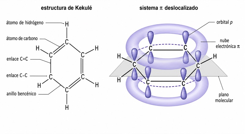 Estructura molecular del benceno