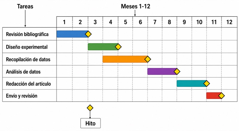 Diagrama de Gantt · Plan de investigación