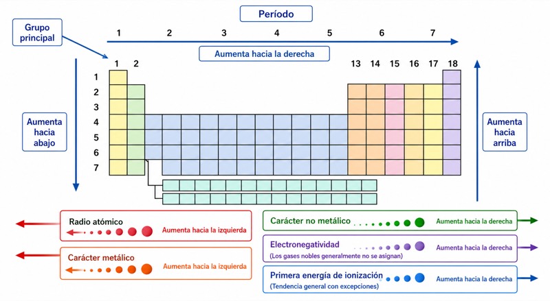 Tendencias periódicas de los elementos