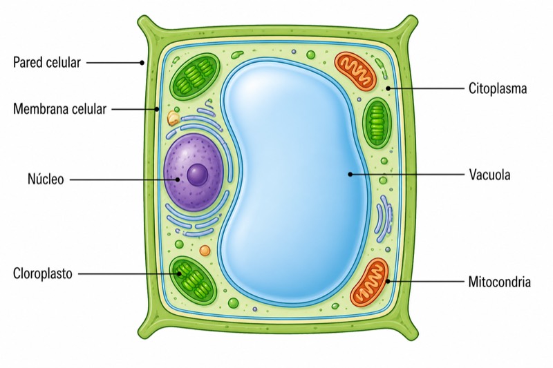 Estructura de la célula vegetal