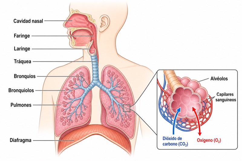 Sistema respiratorio humano