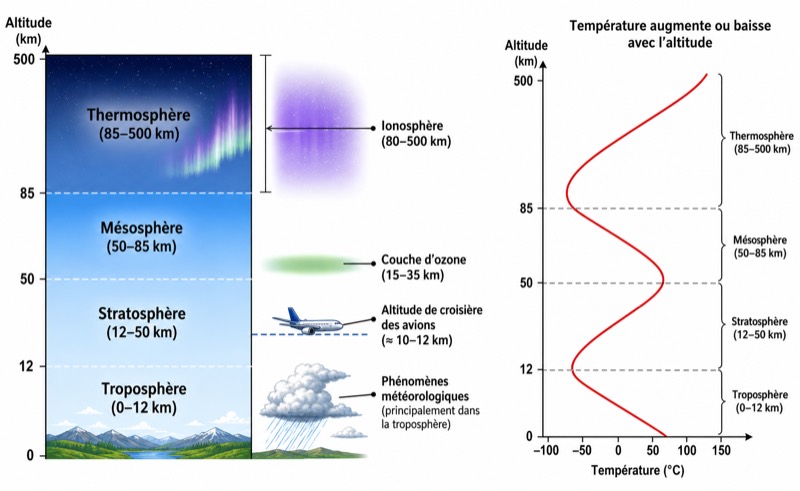 Structure verticale de l’atmosphère