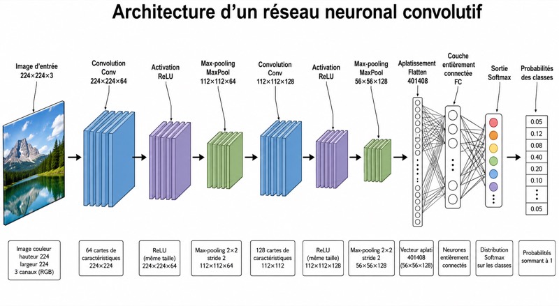 Architecture d’un réseau de neurones · CNN