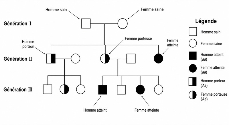 Arbre généalogique en génétique