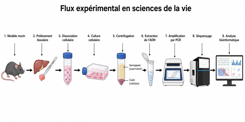 Illustration scientifique · Protocole expérimental