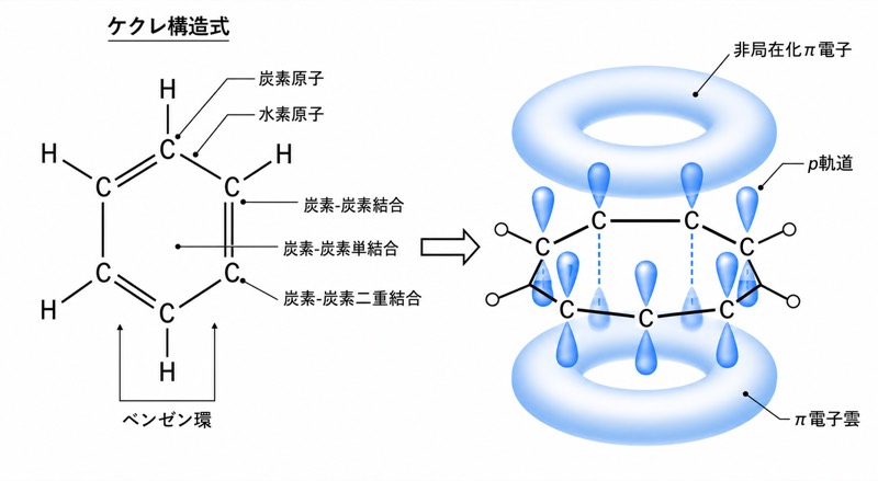 ベンゼンの分子構造