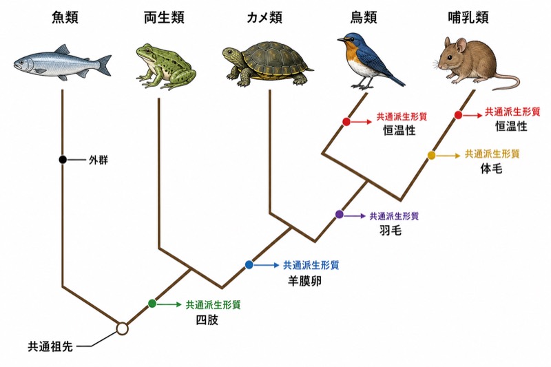分岐図(クラドグラム)