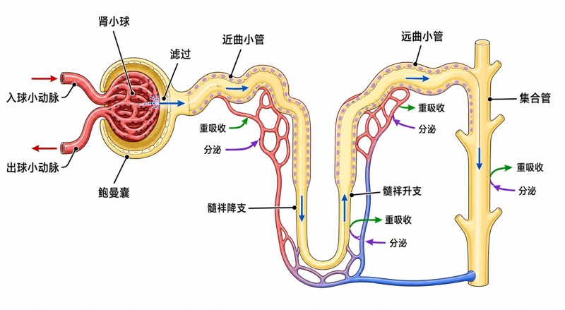 肾单位结构图