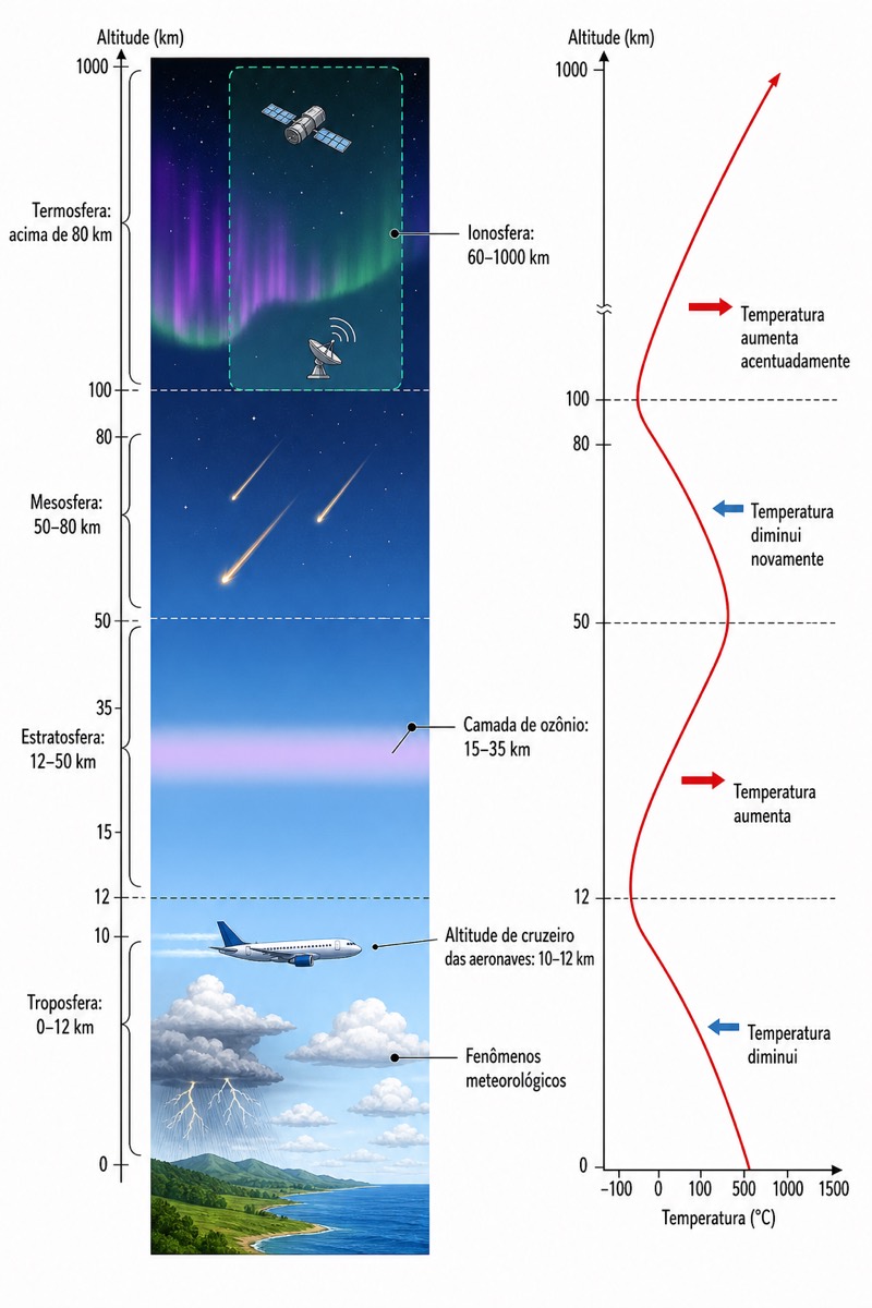 Estratificação vertical da atmosfera