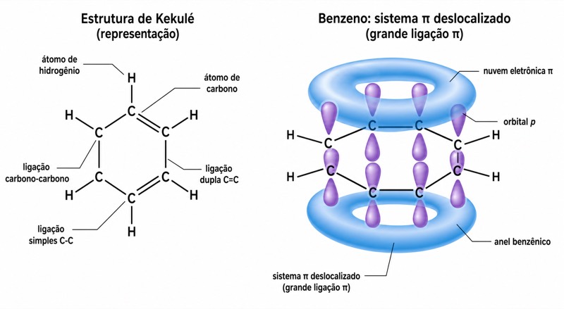 Estrutura molecular do benzeno