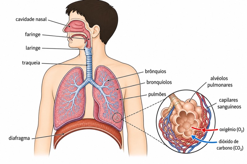 Sistema respiratório humano
