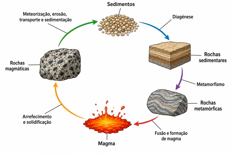 Ciclo das rochas