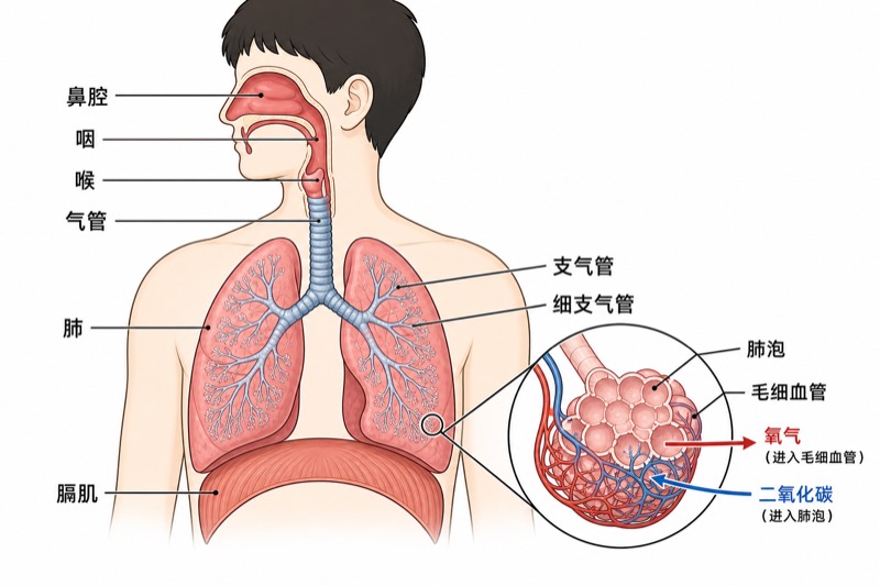 人体呼吸系统