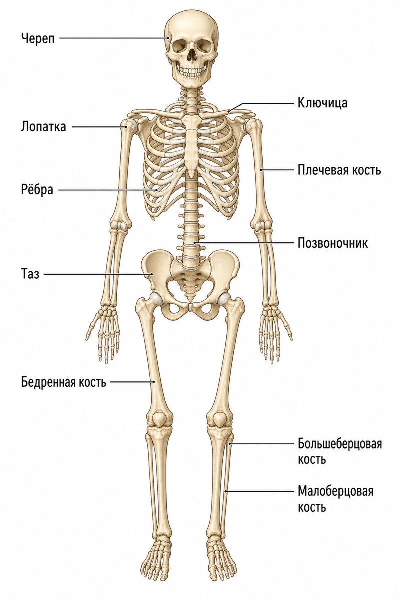 Скелетная система человека