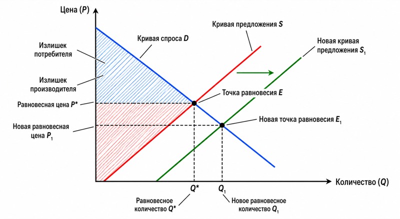 График спроса и предложения
